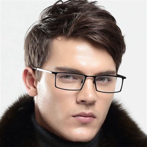 rectangular glasses frames for men.